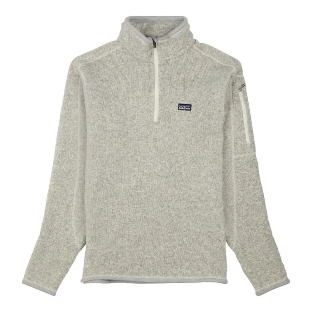 Patagonia Womens Size Small Better Sweater 1/4 zip Grey